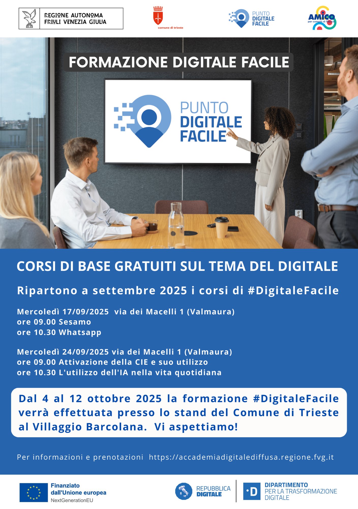 Regione FVG formazione digitale 2025
